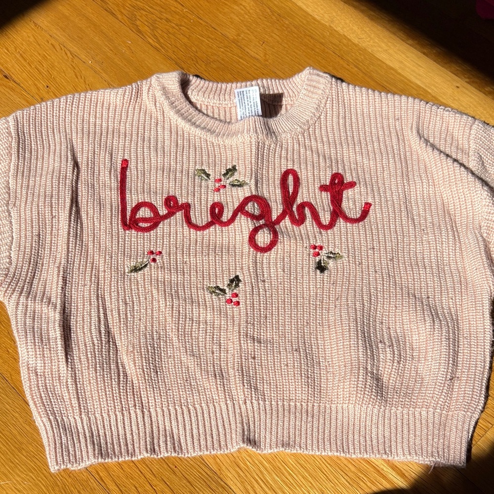 Bright Kids Sweater - Pink